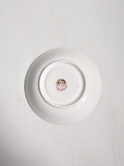 Vintage Royal Albert "Christmas Rose" December Flower of the Month Saucer