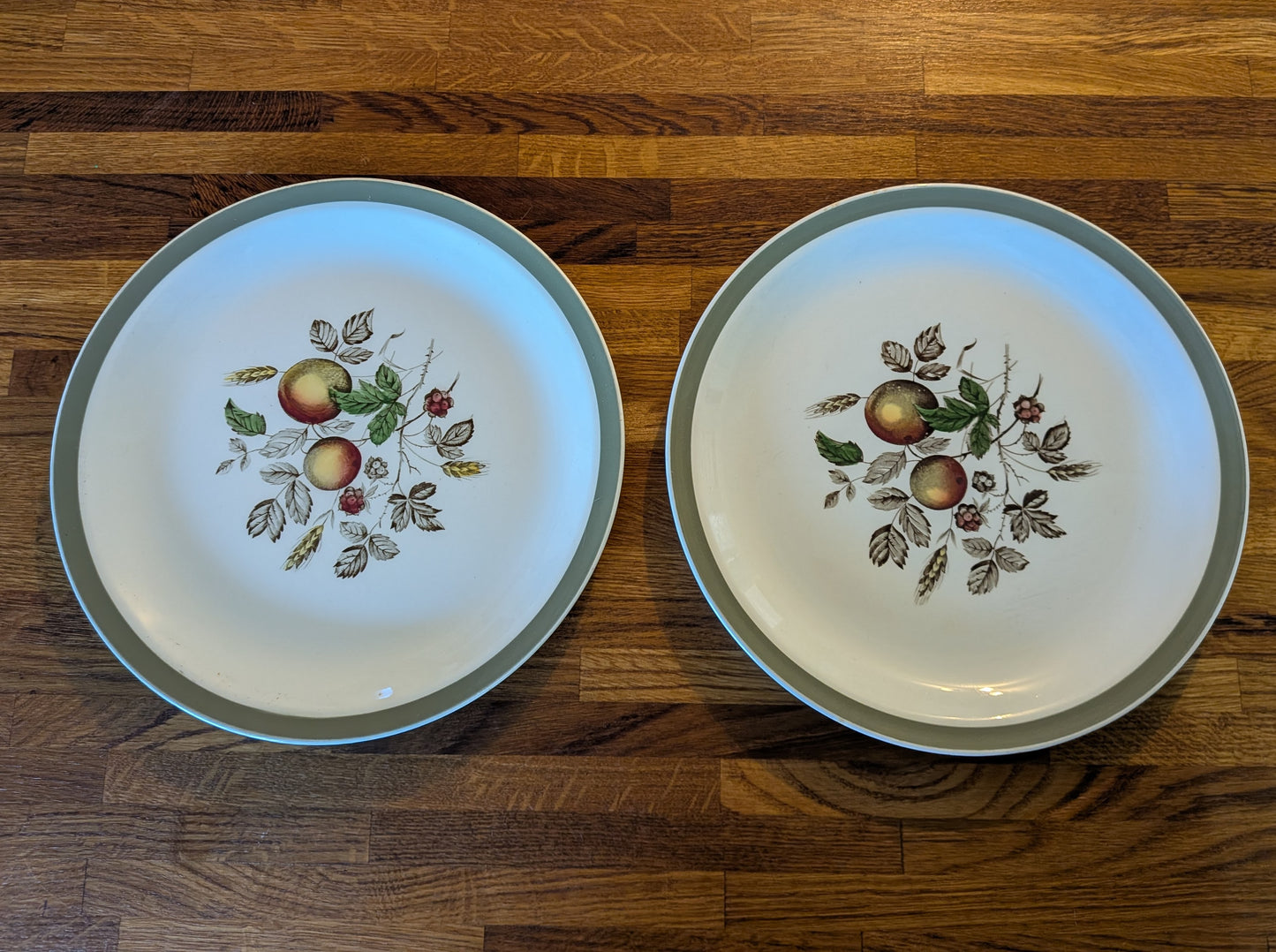 x2 Vintage Alfred Meakin "Hereford" Pattern Plates