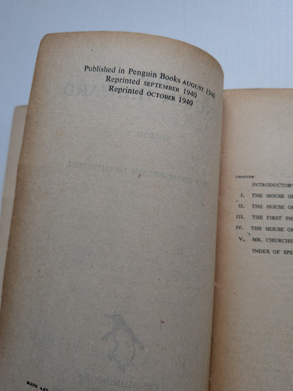 The Penguin Hansard Volume 1: From Chamberlain To Churchill - 1940