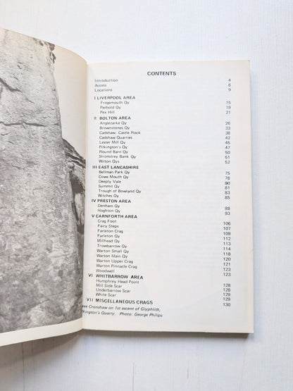 Rock Climbs in Lancashire and the North West - 1975 - Cicerone Press