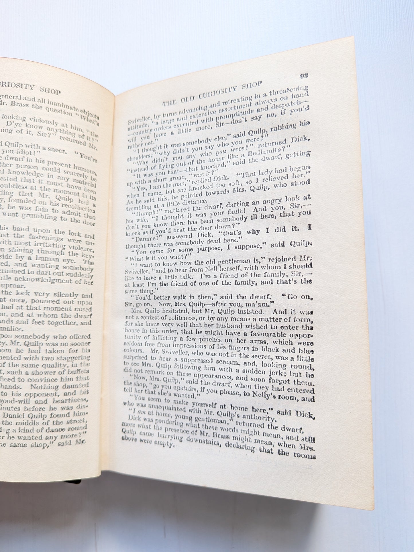 The Old Curiosity Shop/Uncommercial Traveller by Charles Dickens - 1930s