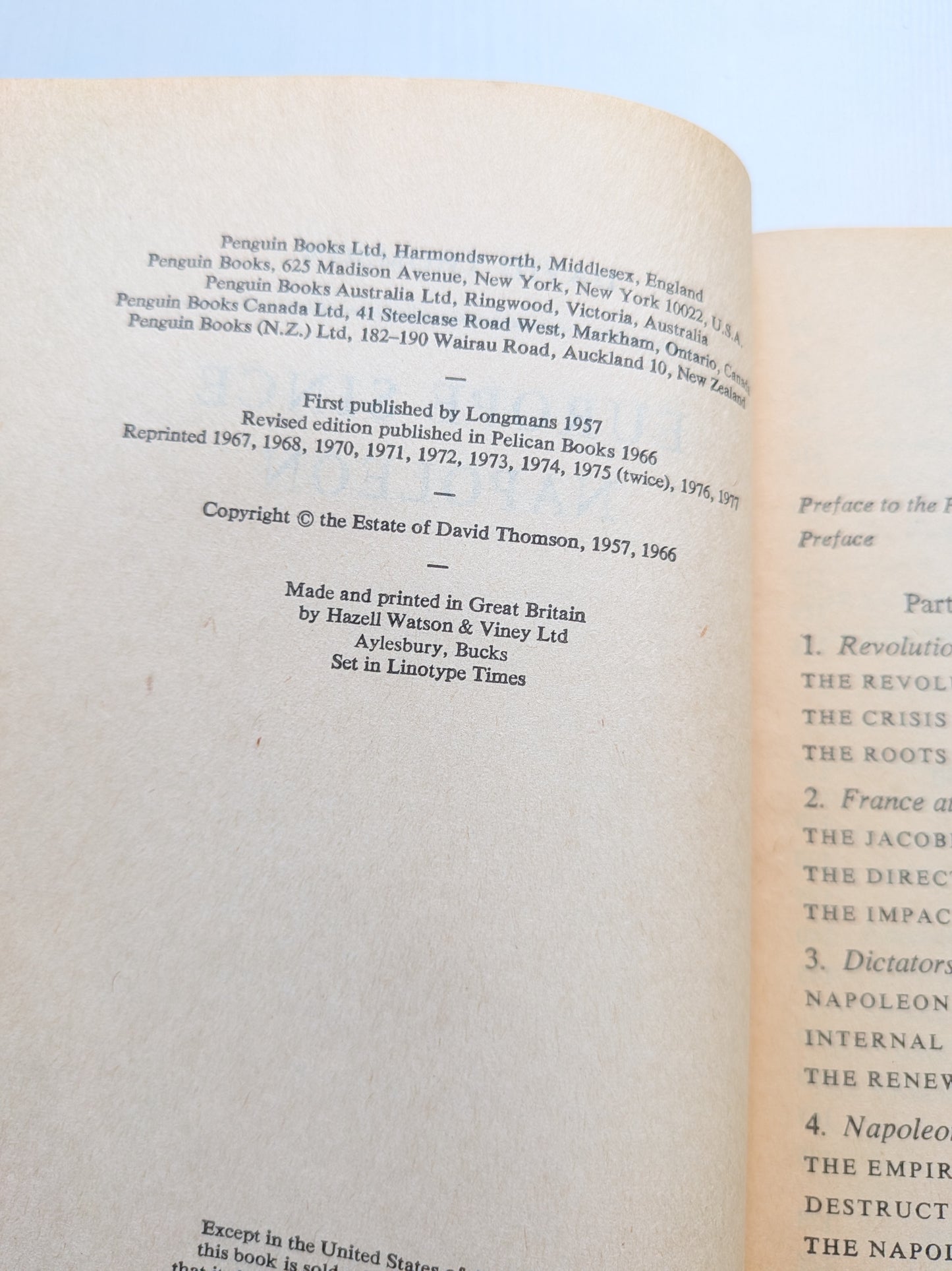 Europe Since Napoleon by David Thomson - 1977 - Pelican Books