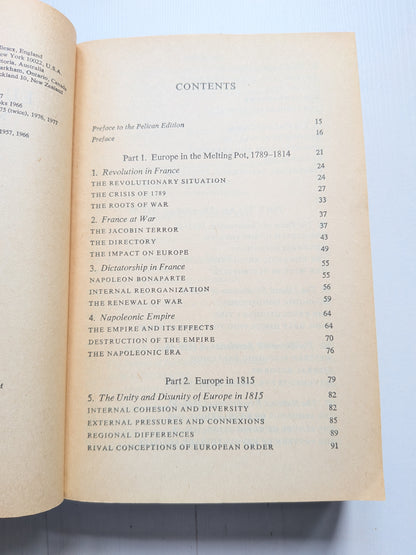 Europe Since Napoleon by David Thomson - 1977 - Pelican Books