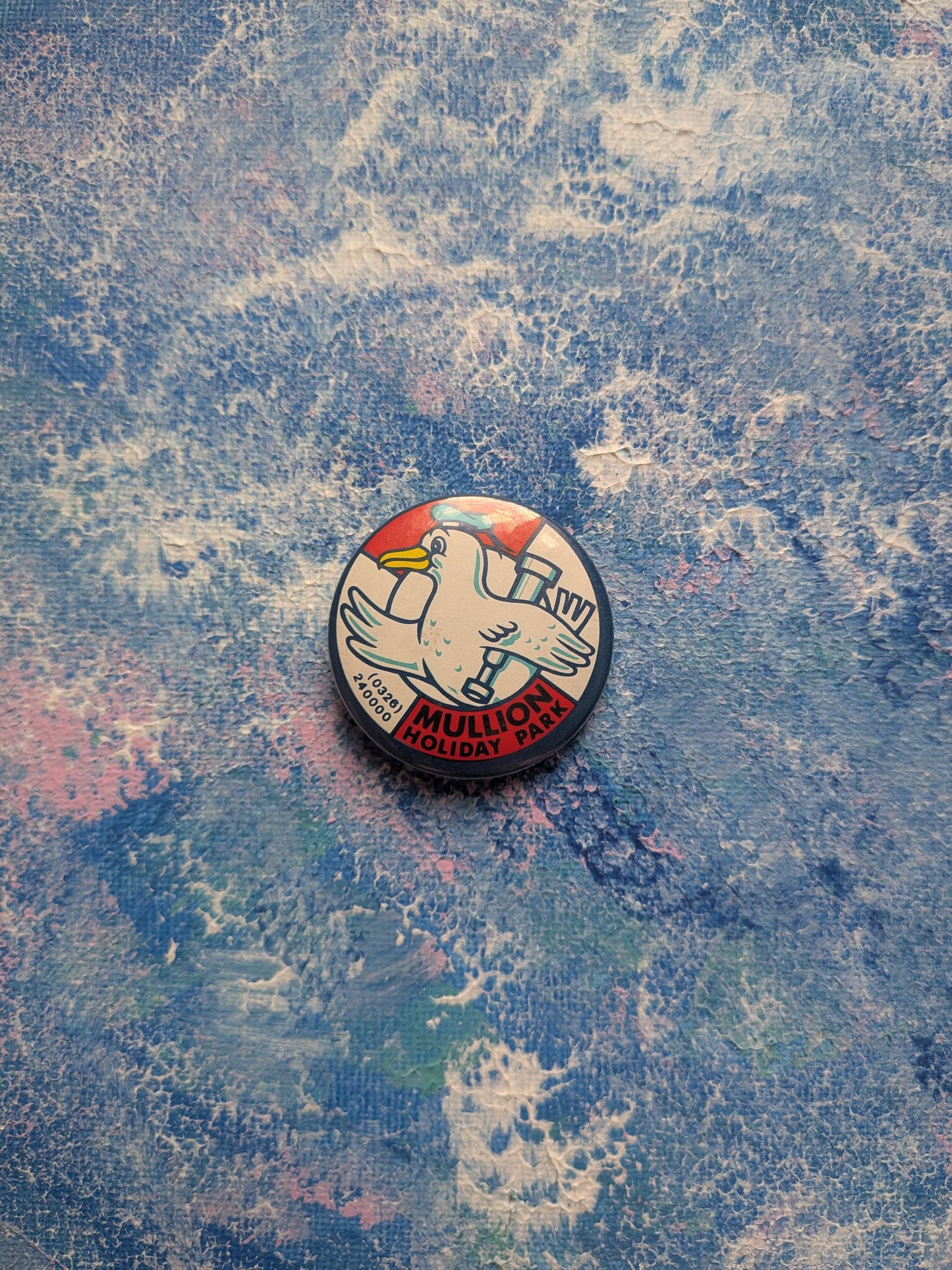 Vintage Mullion Holiday Park Seagull Badge