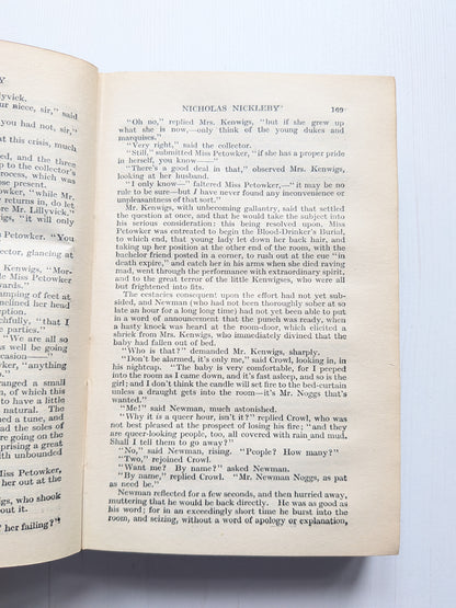 Nicholas Nickleby by Charles Dickens - Odhams Press - 1930s