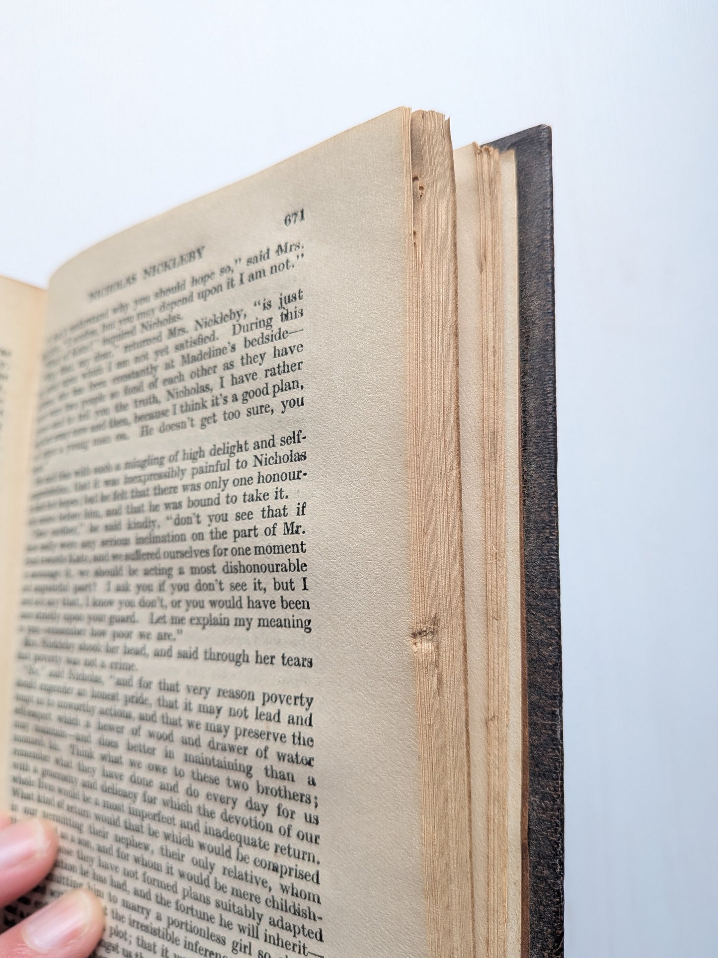 Nicholas Nickleby by Charles Dickens - Odhams Press - 1930s