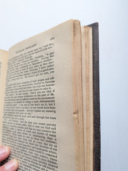 Nicholas Nickleby by Charles Dickens - Odhams Press - 1930s