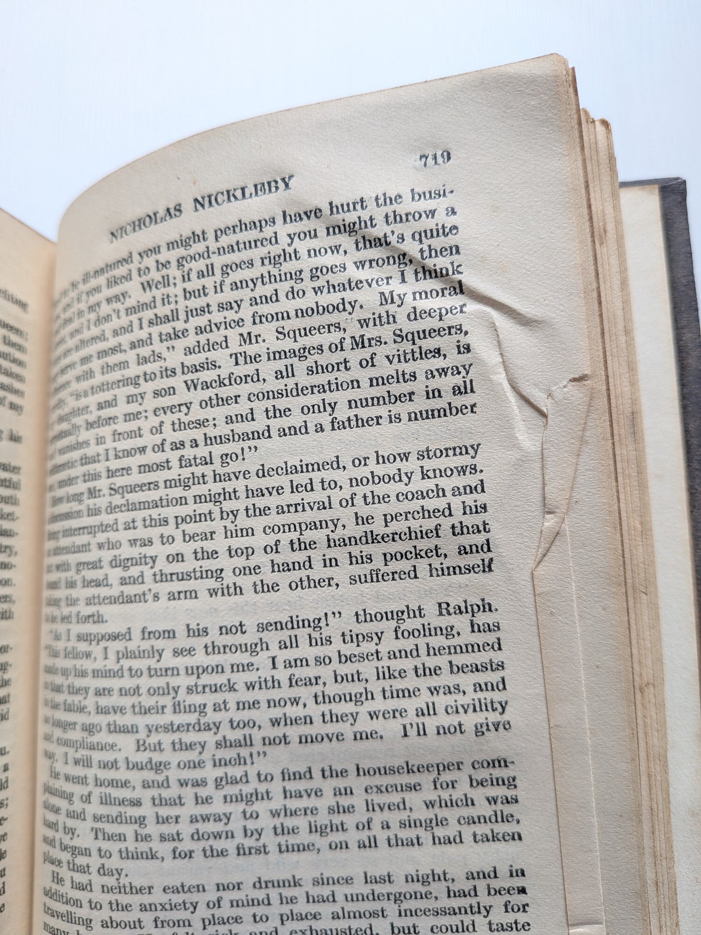 Nicholas Nickleby by Charles Dickens - Odhams Press - 1930s
