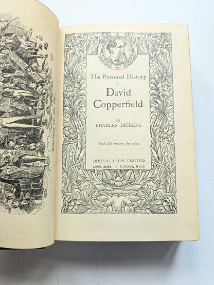 David Copperfield by Charles Dickens - Odhams Press - 1930s
