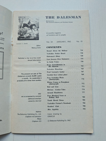 The Dalesman - January 1963 - Monthly Yorkshire Magazine - Dalesman Publishing