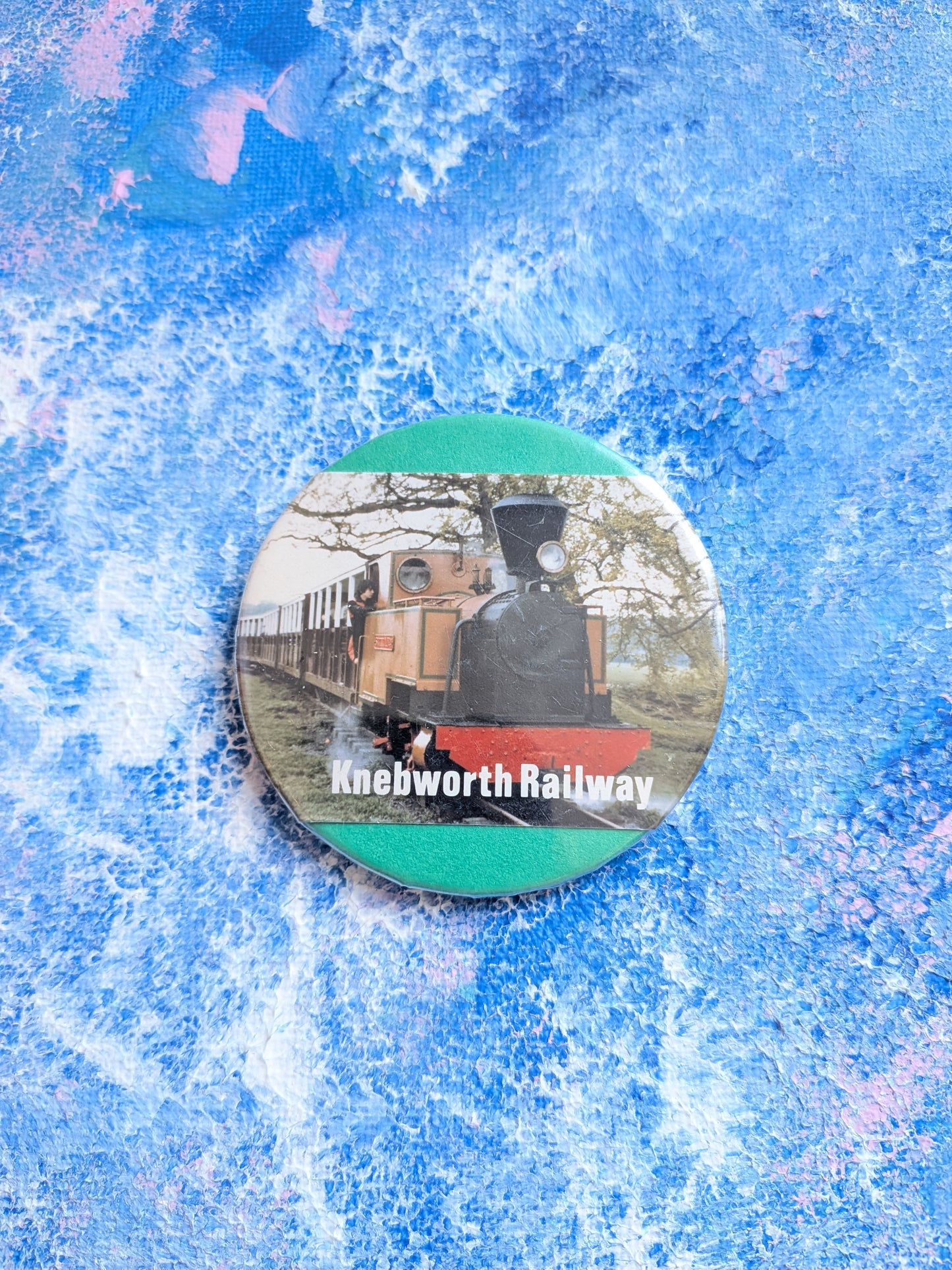 Vintage Knebworth Railway Badge