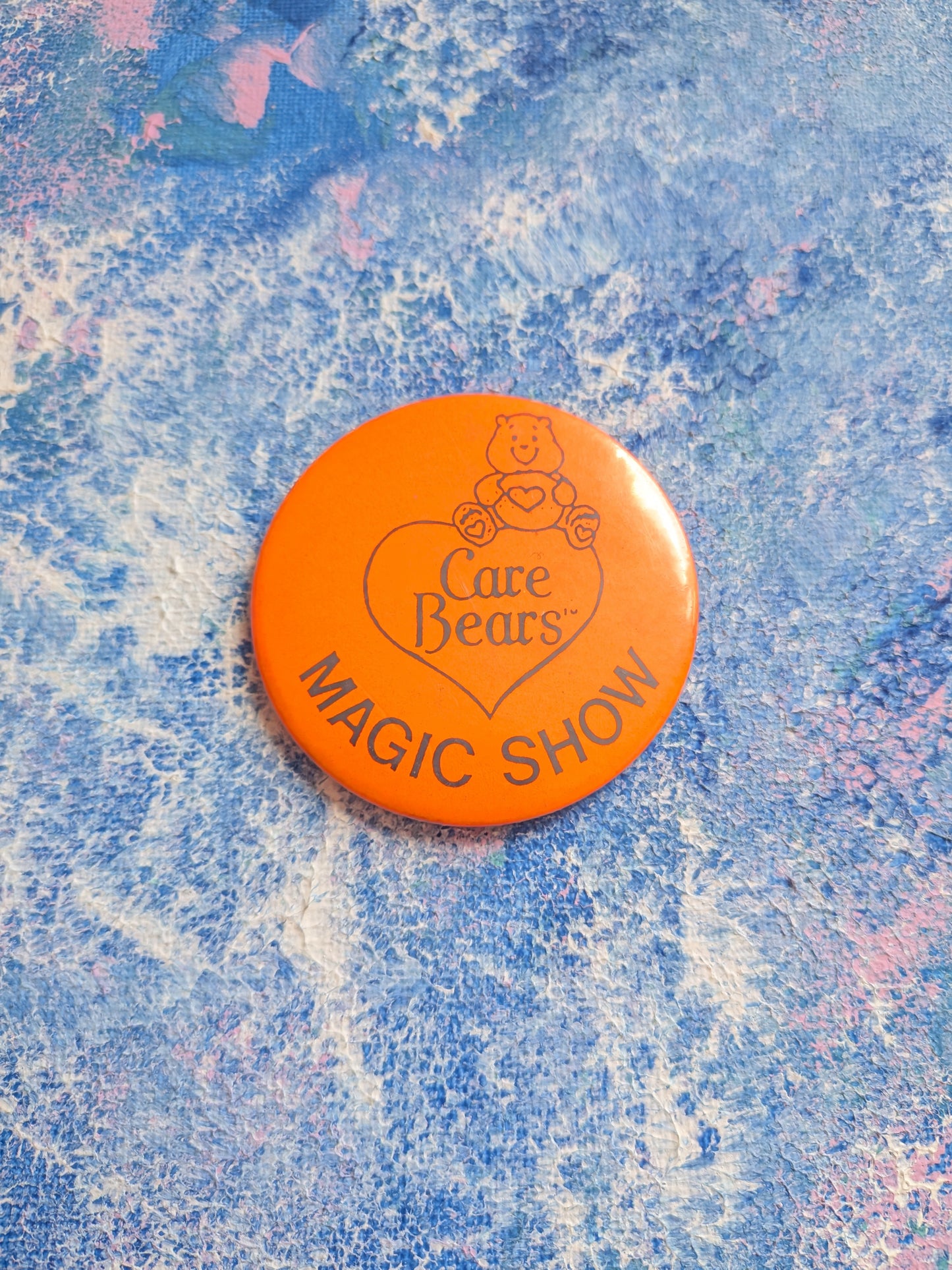Vintage Care Bears Magic Show Badge - 1980s