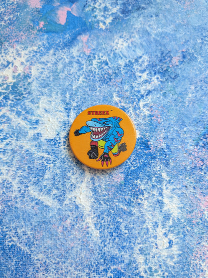 Vintage Street Sharks Streex Badge - 1996 - SWD Inc.