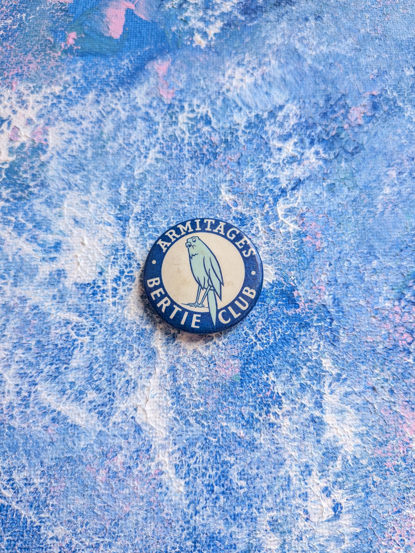 Vintage Armitages Pet Supplies Bertie Club Badge
