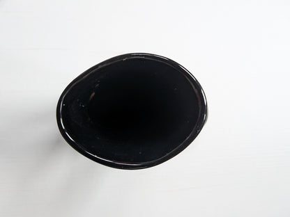 Vintage Black Boot-Shaped Ceramic Planter Pot/Small Vase