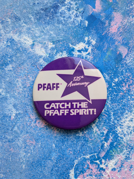 Pfaff Sewing Machines 125th Anniversary Commemorative Badge