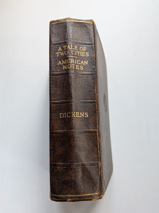 A Tale of Two Cites/American Notes by Charles Dickens - Odhams Press - 1930s