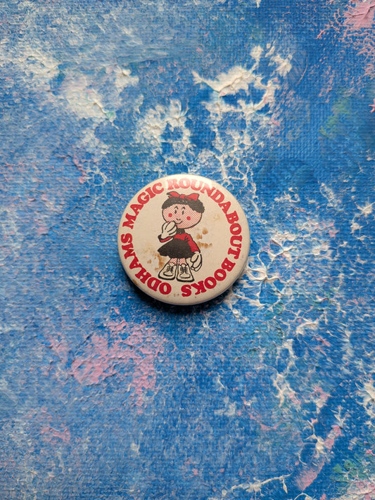 Vintage The Magic Roundabout Florence Odhams Press Promo Badge - 1970s