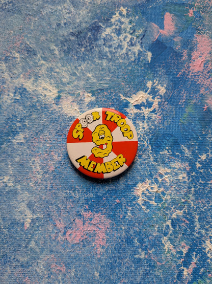Vintage Spook Troop Member Number 9 Badge - 1980s