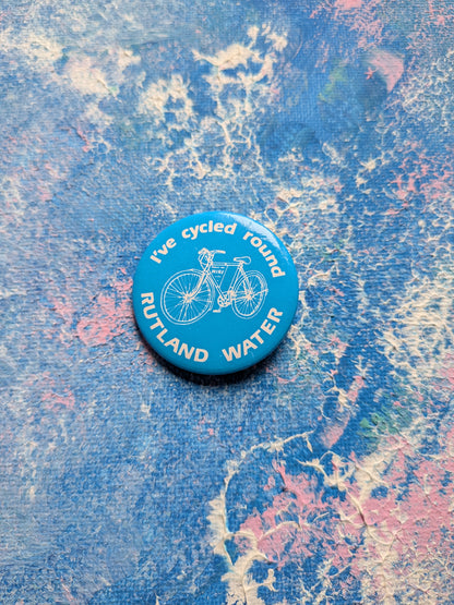 Vintage "I've Cycled Round Rutland Water" Cycling Badge