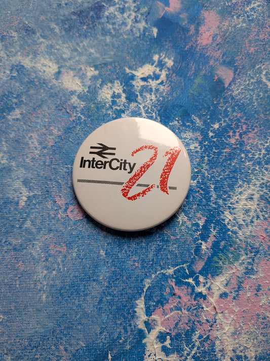 Vintage British Rail InterCity 21st Anniversary Badge