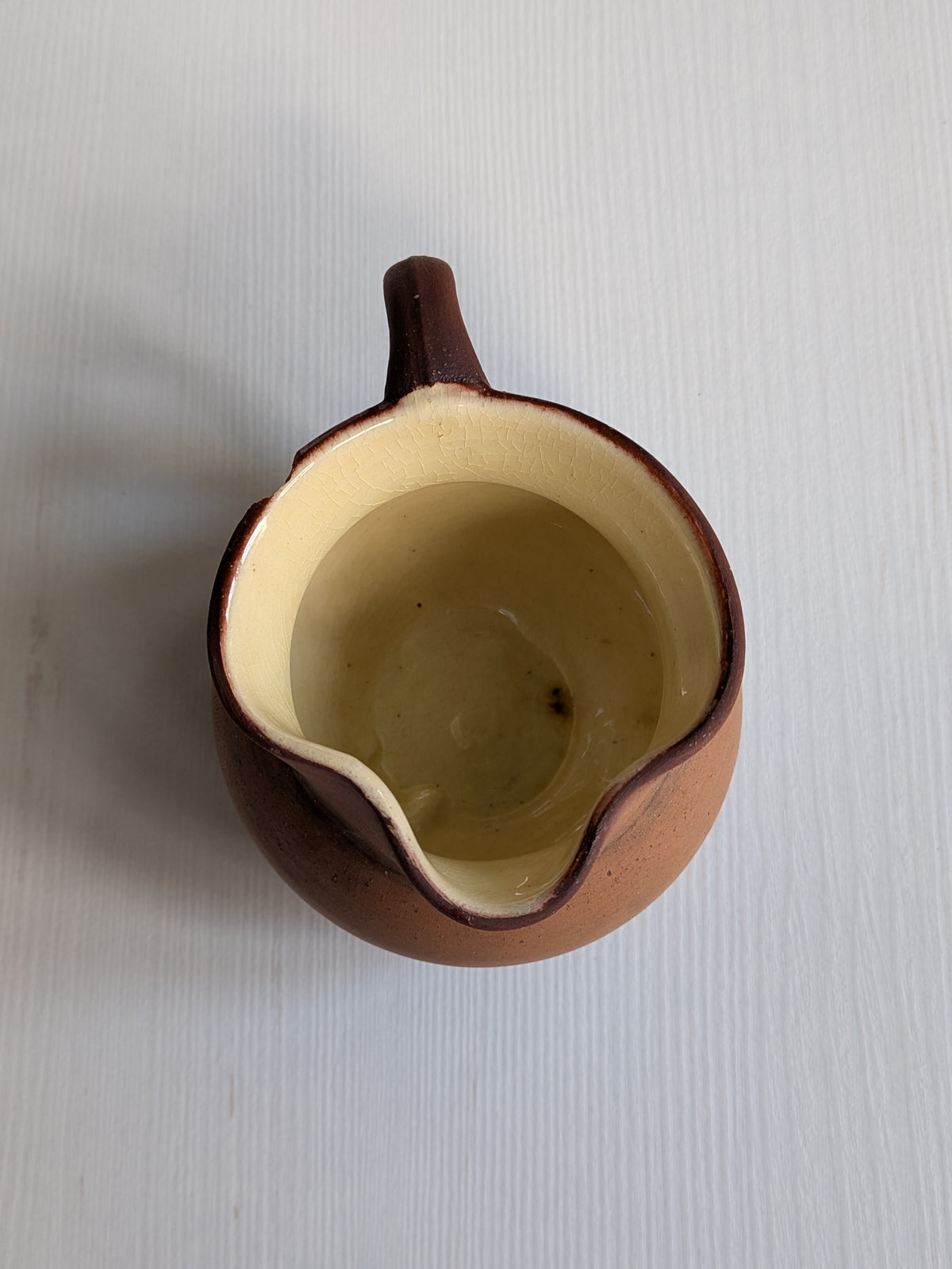 Vintage Terracotta Miniature Jug - GH Brannam - Devon Pottery