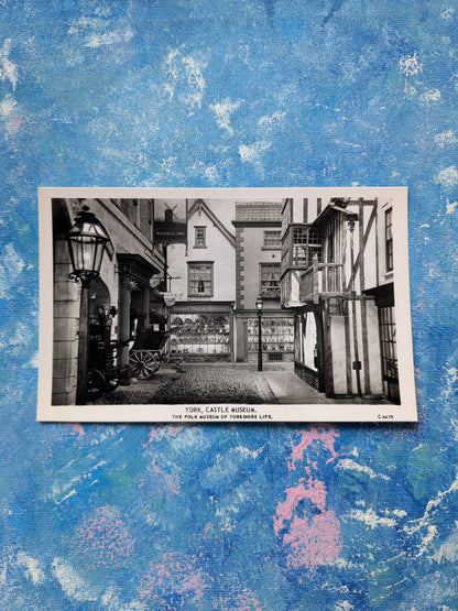 Vintage York Real Photo Postcard - York Castle Museum - Harvey Barton & Son Ltd