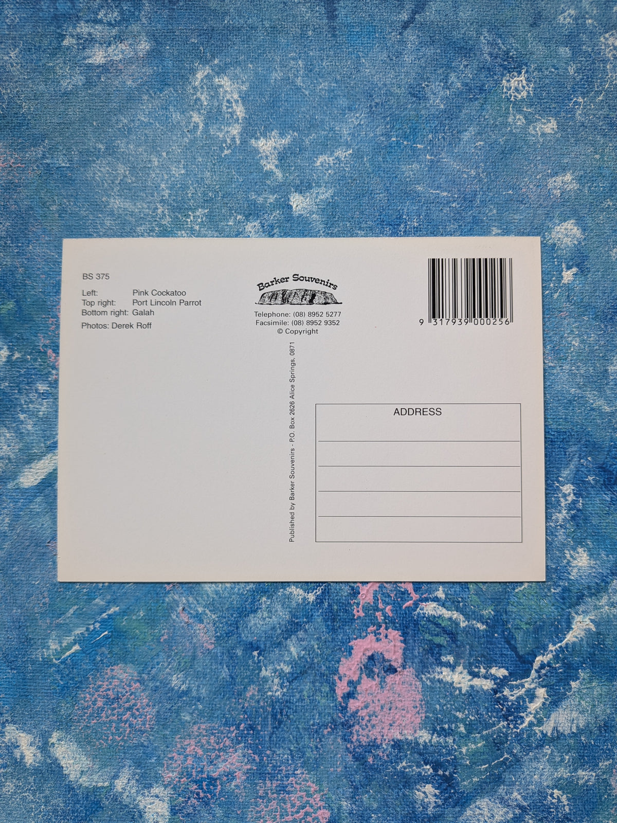 Australian Postcard - Northern Territory Birds