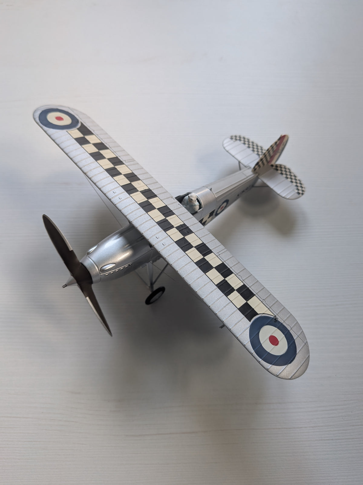 Hobby Master Hawker Fury Mk. I Diecast Model Airplane + Mini Pilot K1930