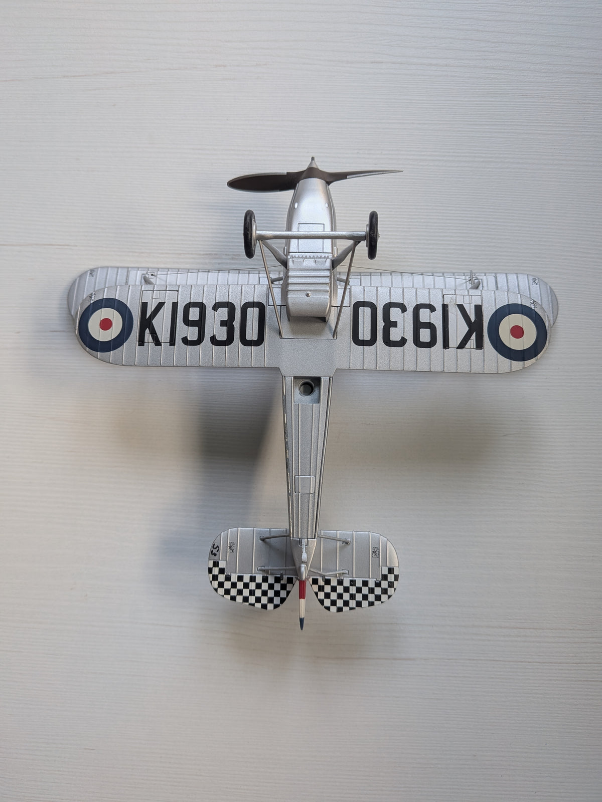 Hobby Master Hawker Fury Mk. I Diecast Model Airplane + Mini Pilot K1930