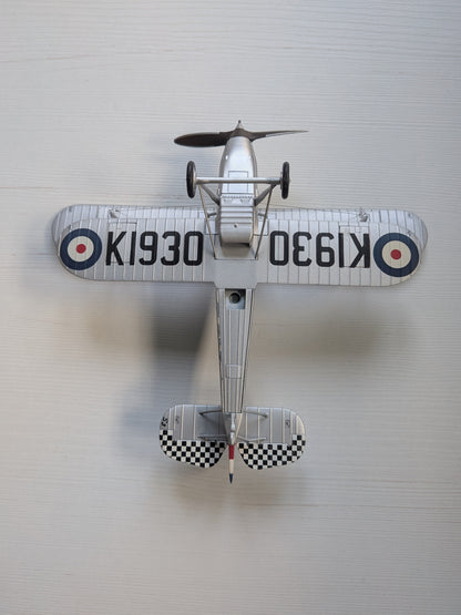 Hobby Master Hawker Fury Mk. I Diecast Model Airplane + Mini Pilot K1930