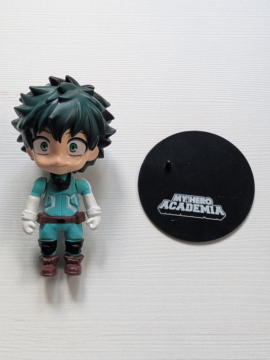 My Hero Academia Izuku Midoriya Chibi Figure with Base - 4.25"