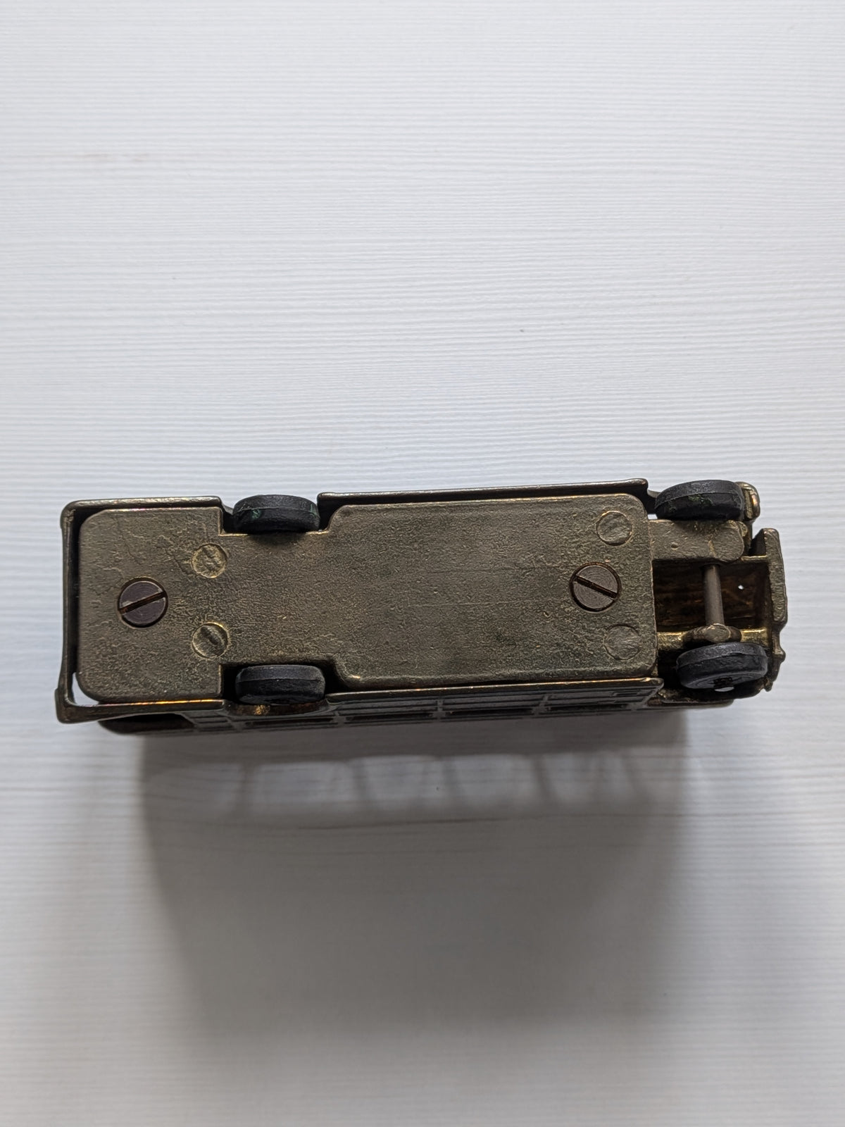 Vintage BTA Welcome to Britain Solid Brass Model Double Decker Bus - See Details