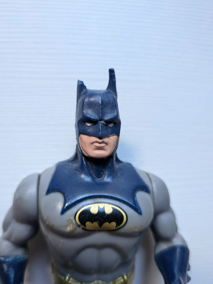 Vintage Iron Winch Blue/Grey Suit Batman Figure - 1990 - Kenner