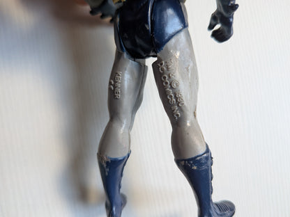 Vintage Iron Winch Blue/Grey Suit Batman Figure - 1990 - Kenner
