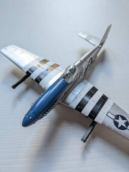 Easy Model WWII US P-51B Mustang Ace John F. Thornell Jr Aircraft - See Details