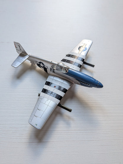 Easy Model WWII US P-51B Mustang Ace John F. Thornell Jr Aircraft - See Details