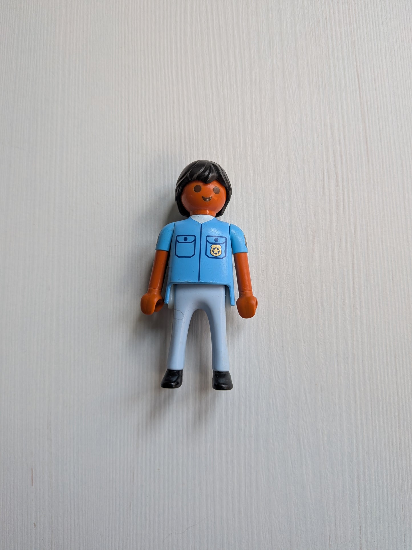 Vintage Playmobil Police Officer Figure - 1990s