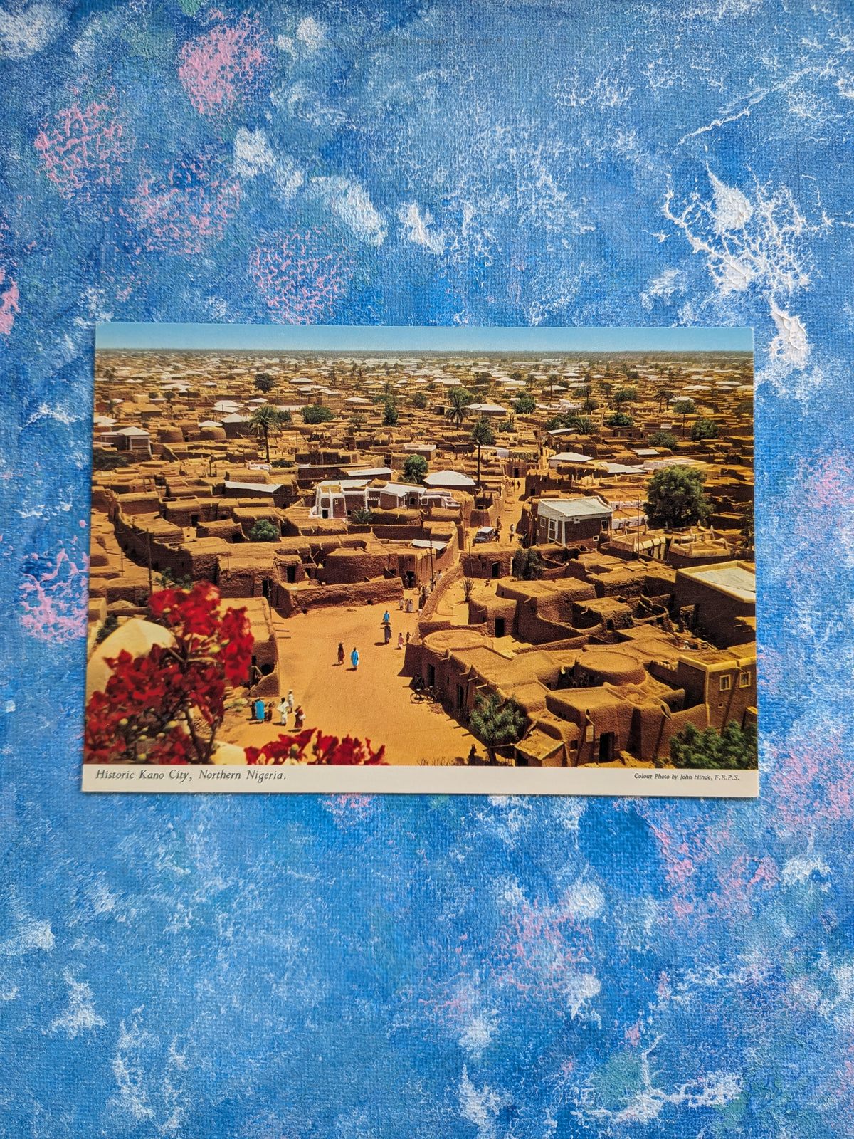 Vintage Nigerian Postcard - Historic Kano City - John Hinde Original