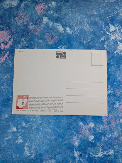 Vintage Nigerian Postcard - Historic Kano City - John Hinde Original
