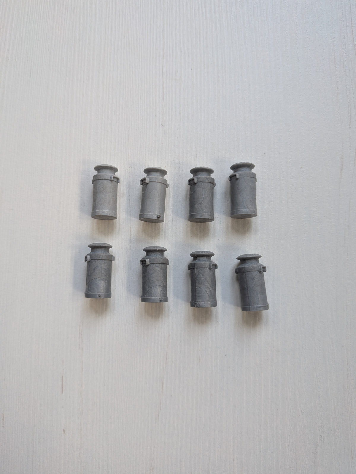 Vintage Britains Ltd Farmyard Plastic Milk Churns Bundle x8