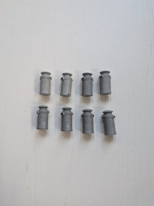 Vintage Britains Ltd Farmyard Plastic Milk Churns Bundle x8