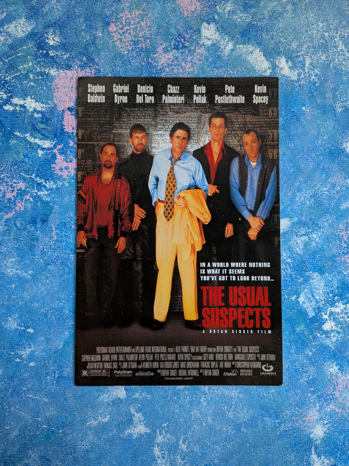 Vintage The Usual Suspects 1995 Movie Promo Postcard