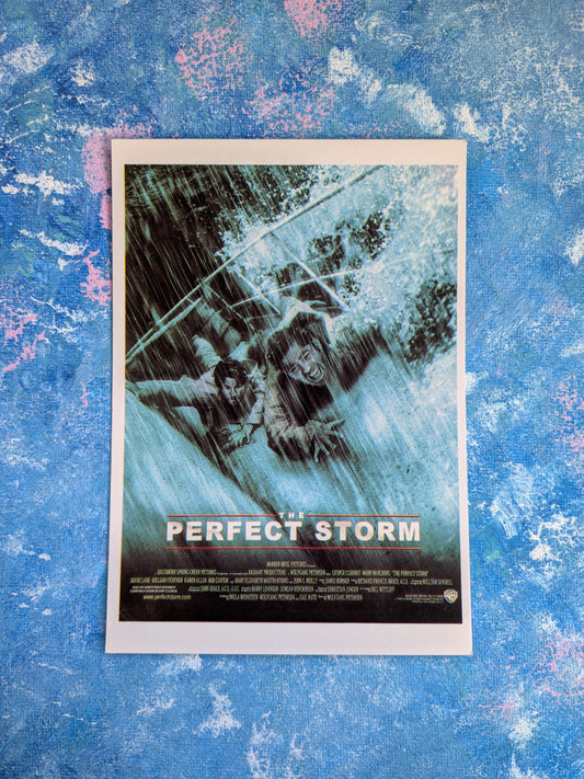 The Perfect Storm Promo Postcard - 2000 George Clooney/Mark Whalberg Movie