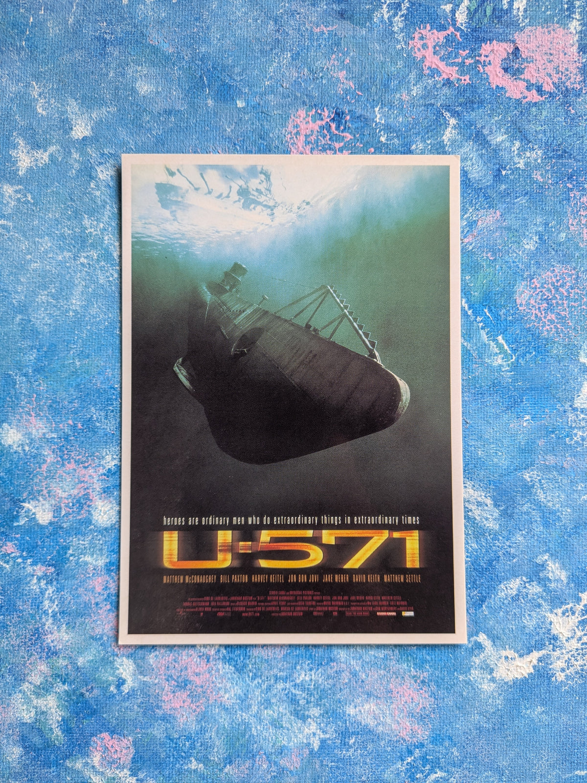 U-571 Movie Postcard - Cinemascope Collection 355