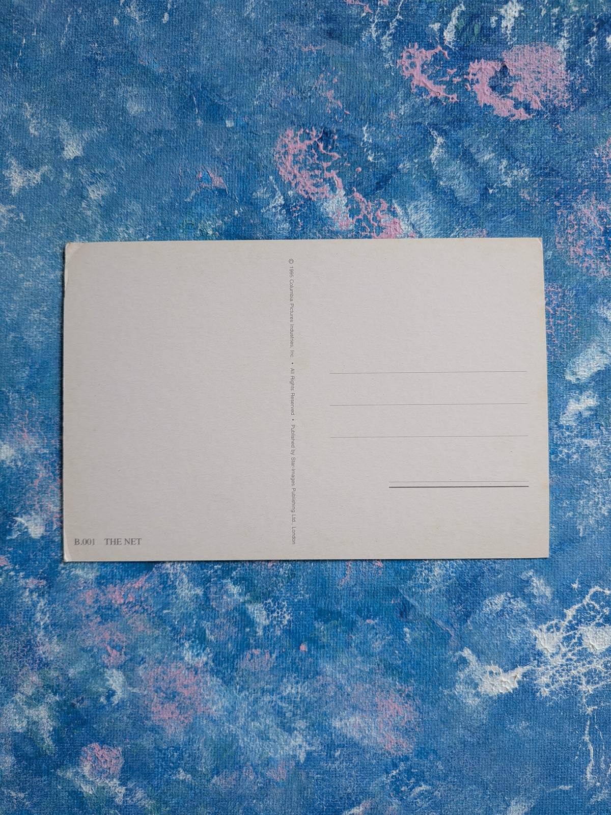 Vintage The Net Sandra Bullock Movie Promotional Postcard - 1995