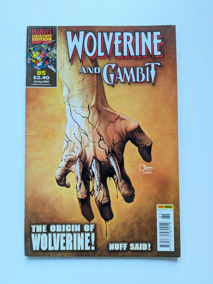 Wolverine and Gambit #85 - 2003 - Marvel/Panini Comic Book