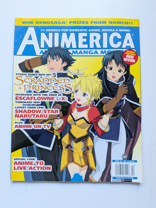 Animerica Vol. 13 No.4 April 2005, Scrapped Princess Cover, Anime/Manga Magazine