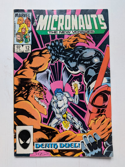 The Micronauts #12 - 1985 - Marvel Comic Books