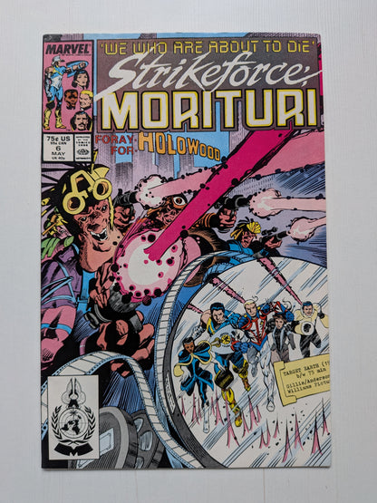 Strikeforce Morituri #6 - 1987 - Marvel Comic Book